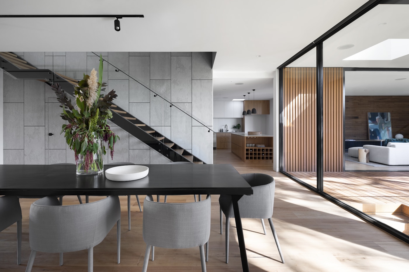 Sculptural Lake Austin interior